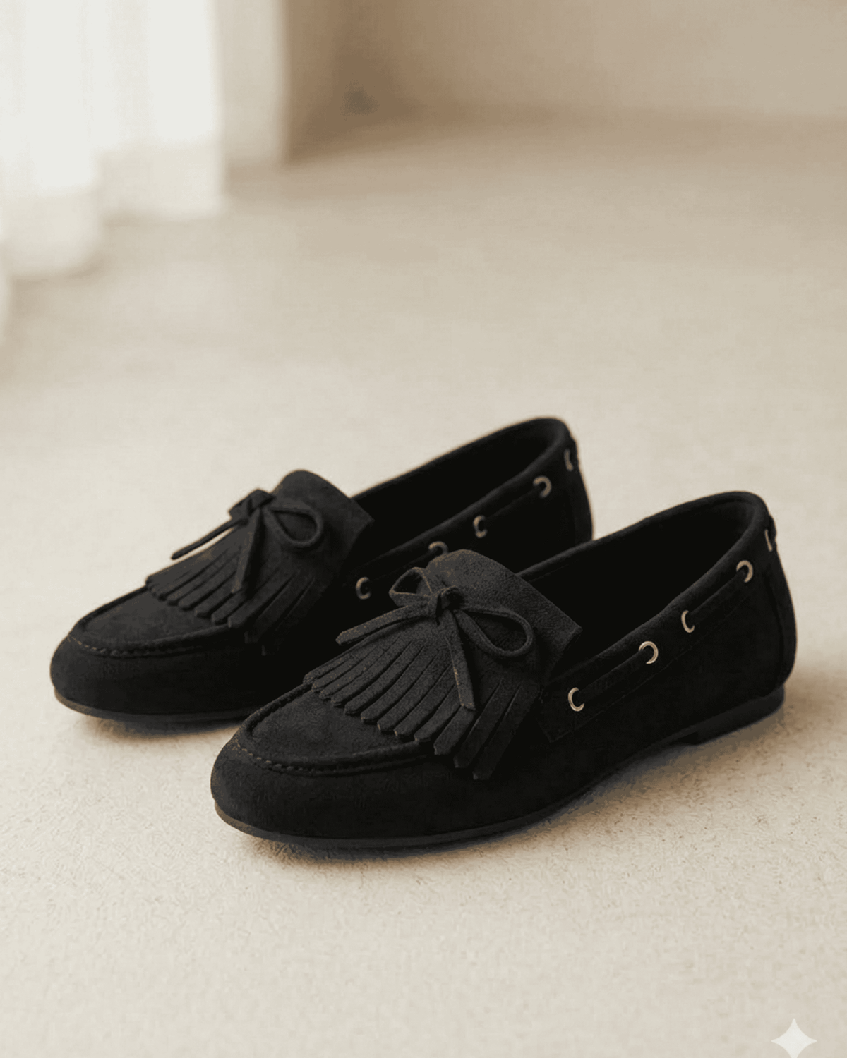 MOCASSINS À FRANGES AURORA
