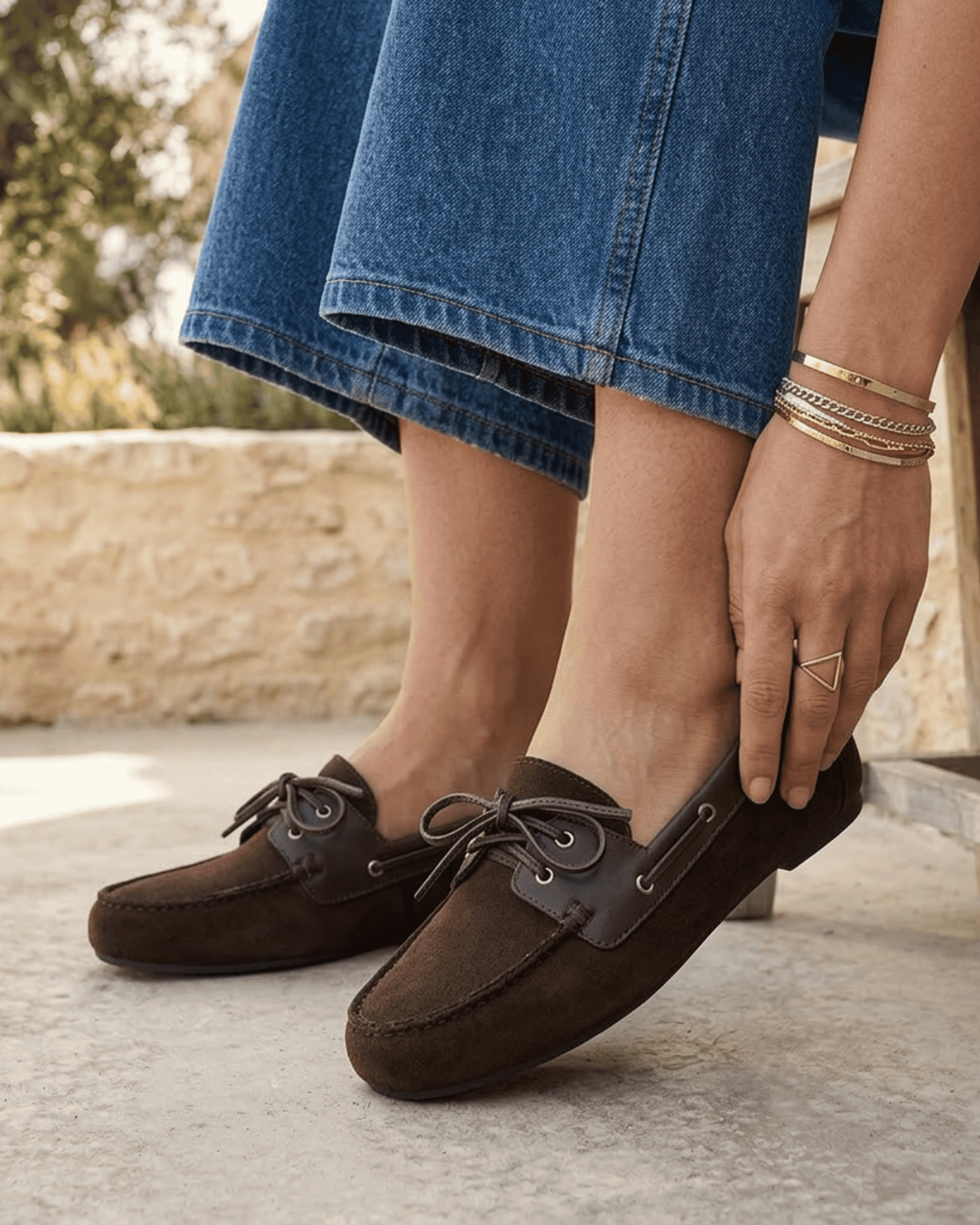 MOCASSINS À LACET TARA