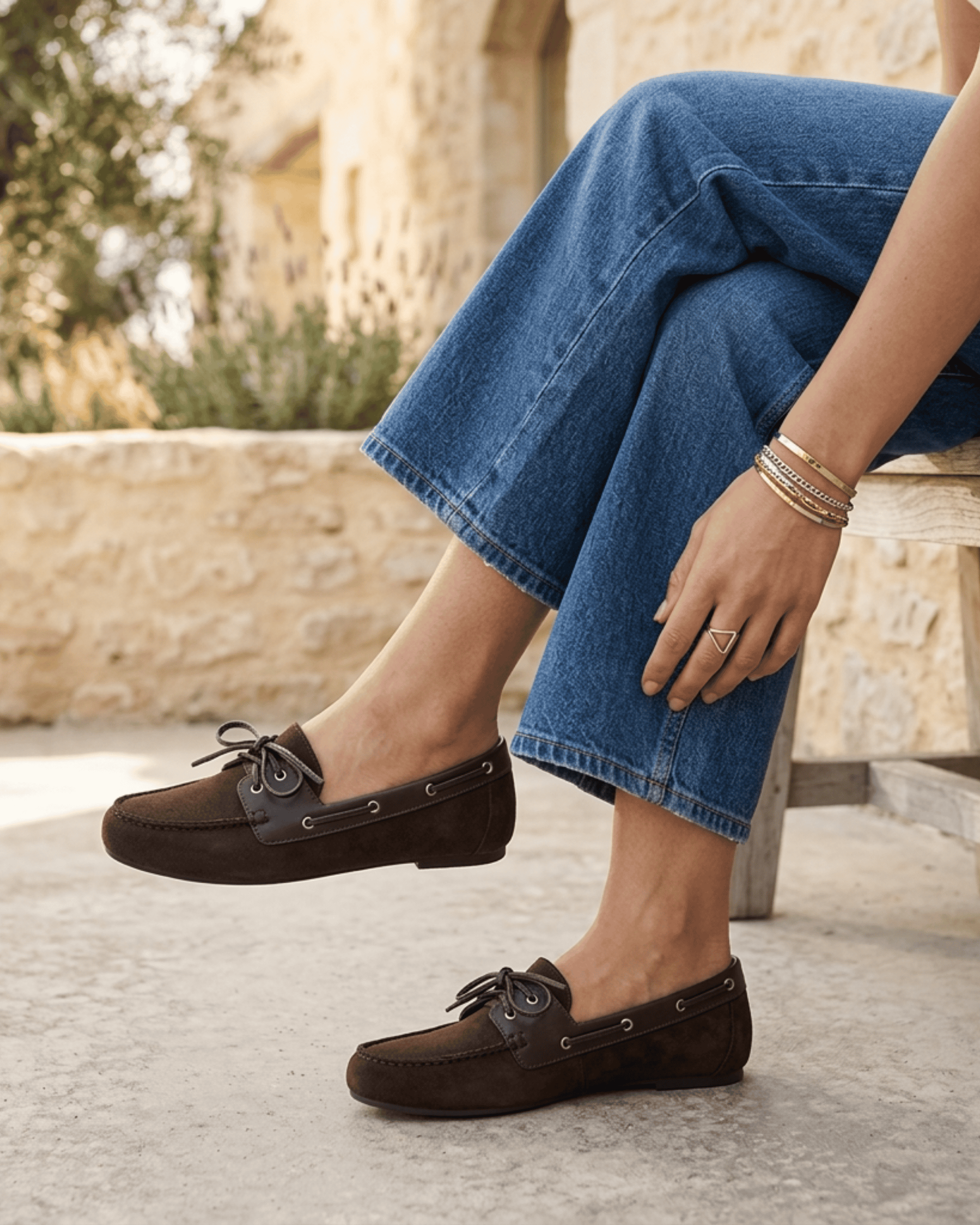 MOCASSINS À LACET TARA