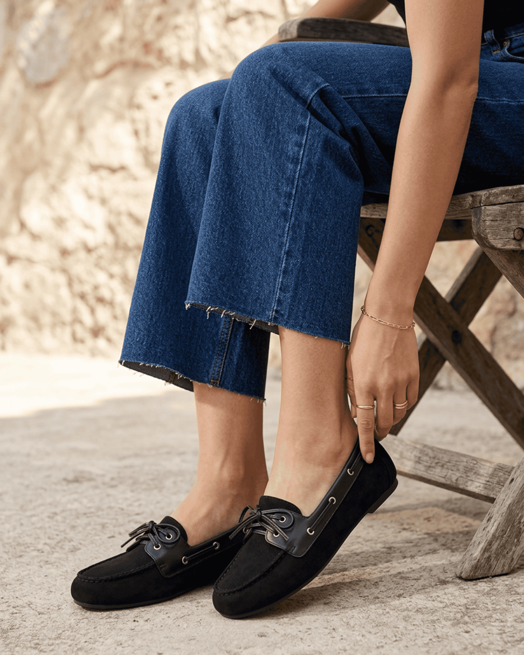 MOCASSINS À LACET TARA