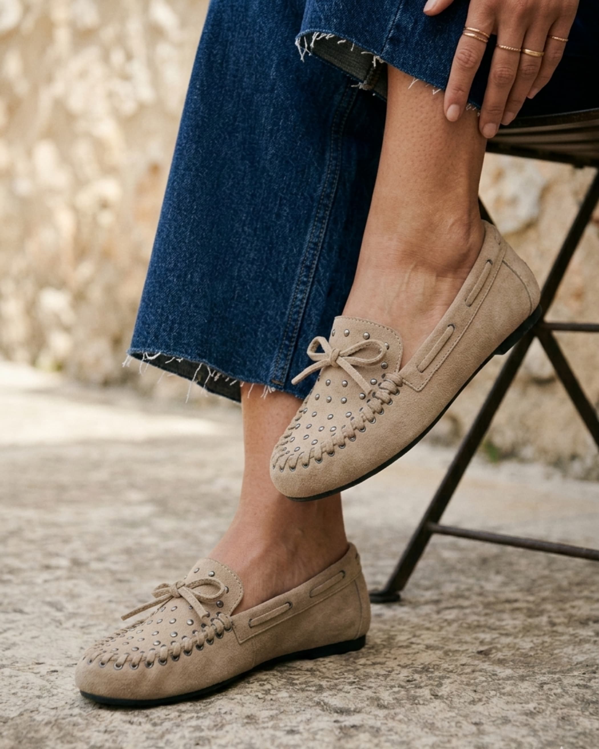 MOCASSINS RIVET NIA