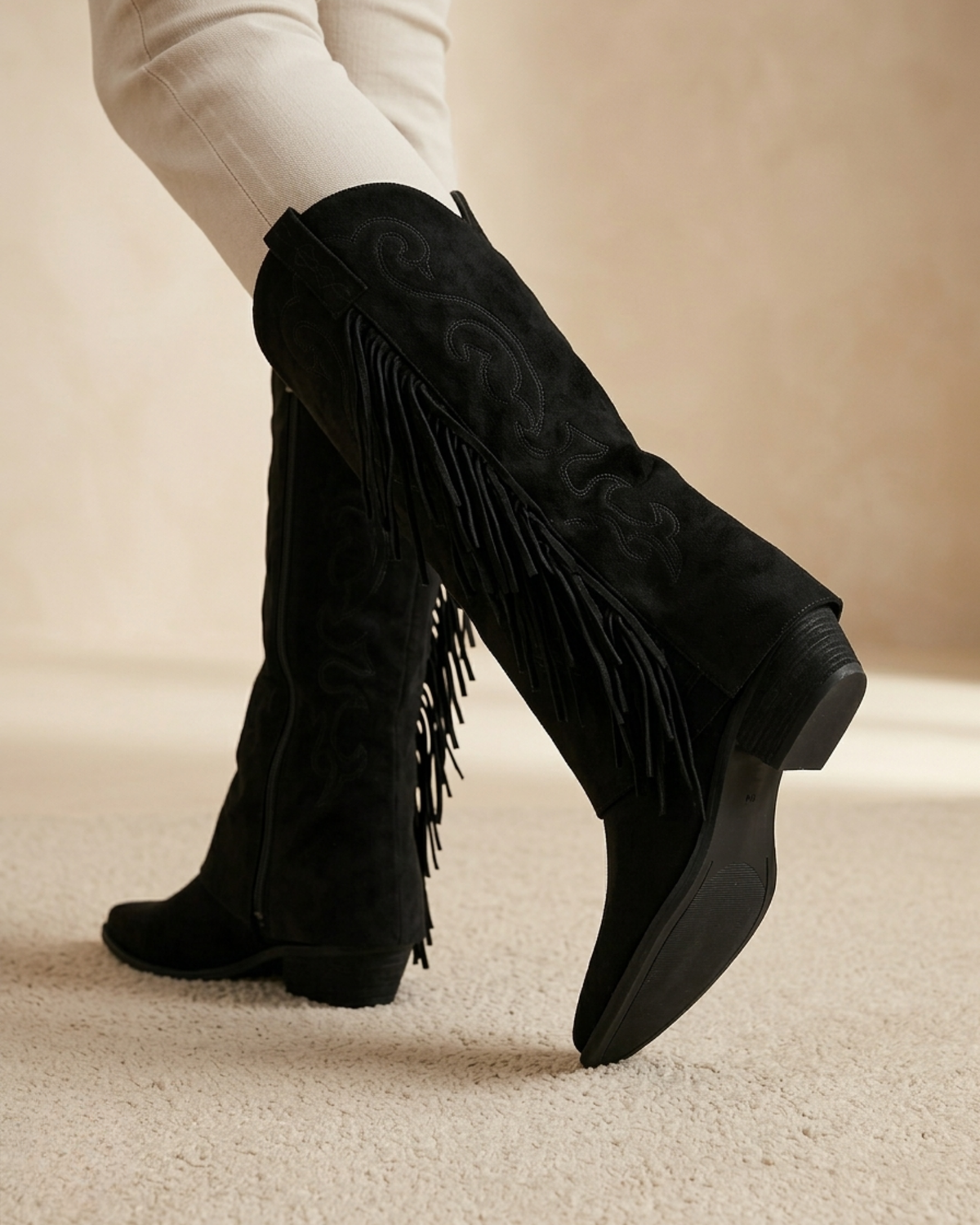 BOTTES À FRANGES CERINE