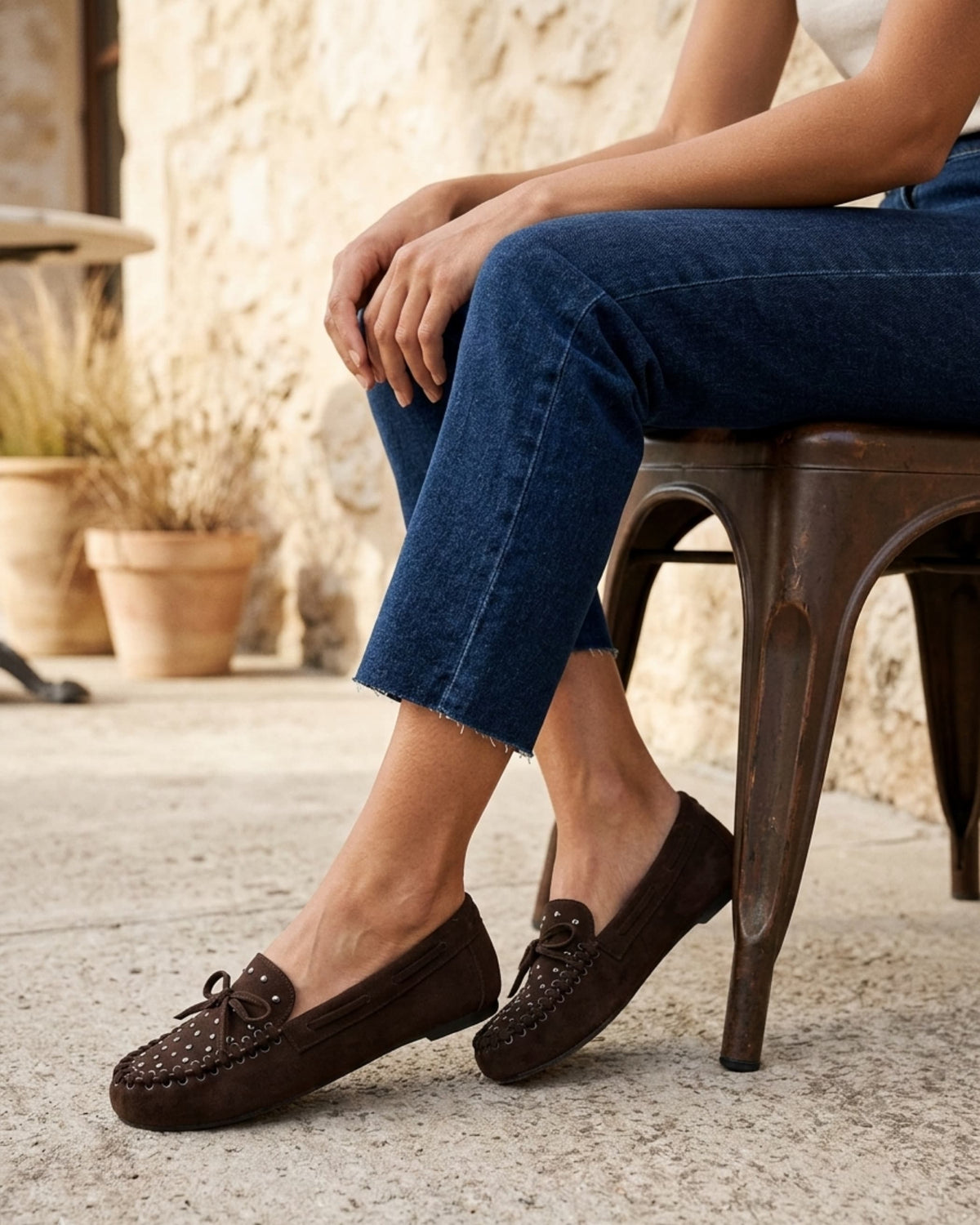 MOCASSINS RIVET NIA