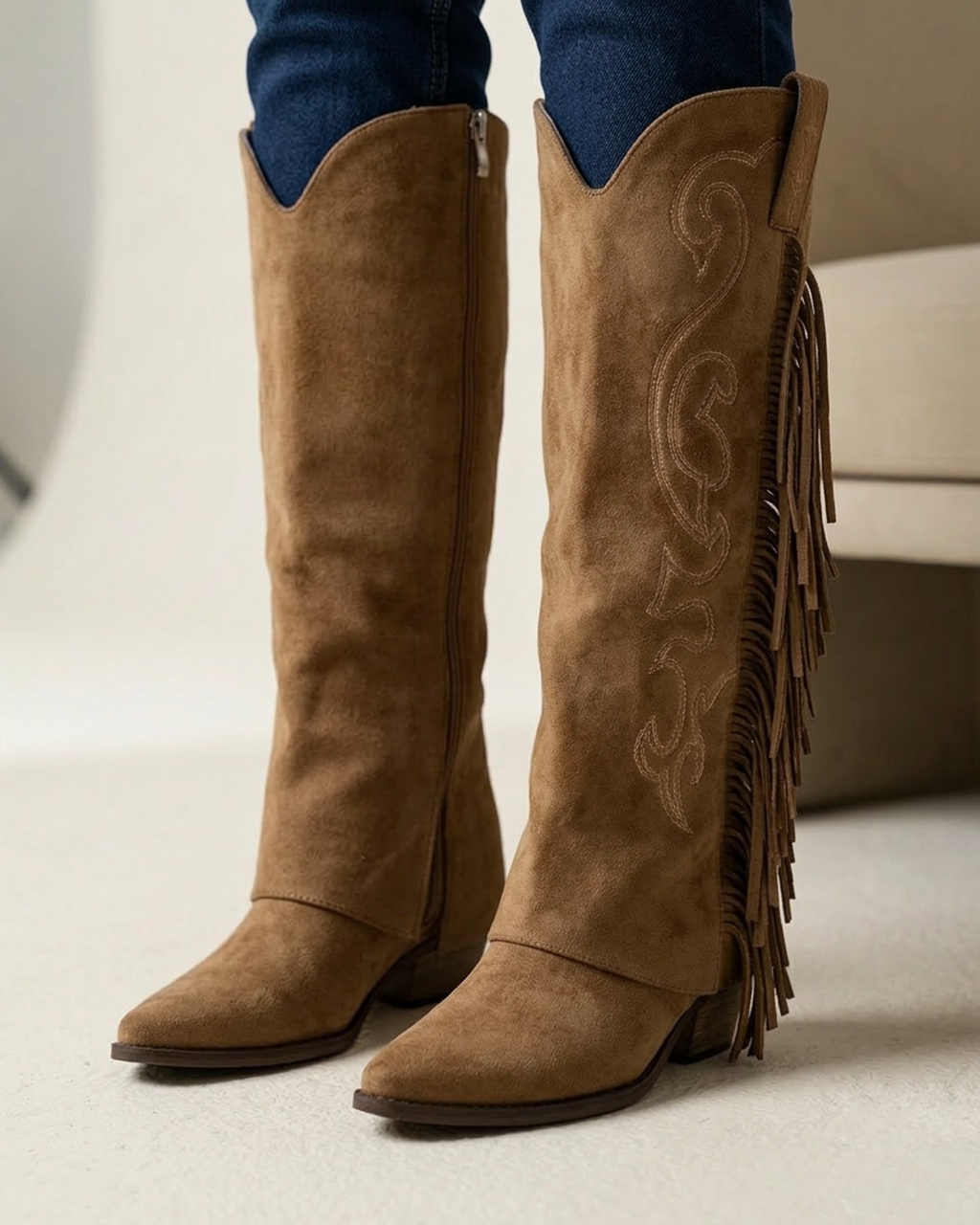 BOTTES À FRANGES CERINE