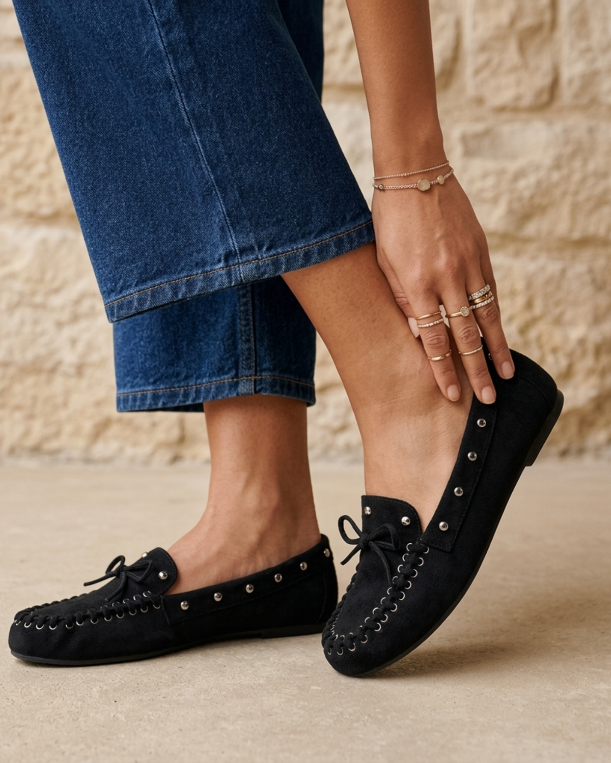 MOCASSINS RIVET LIA