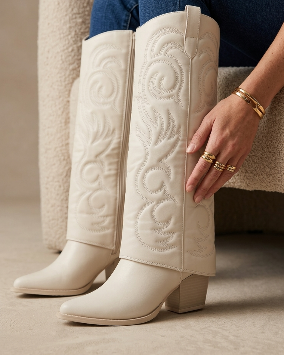 BOTTES À TALONS VICTORIA