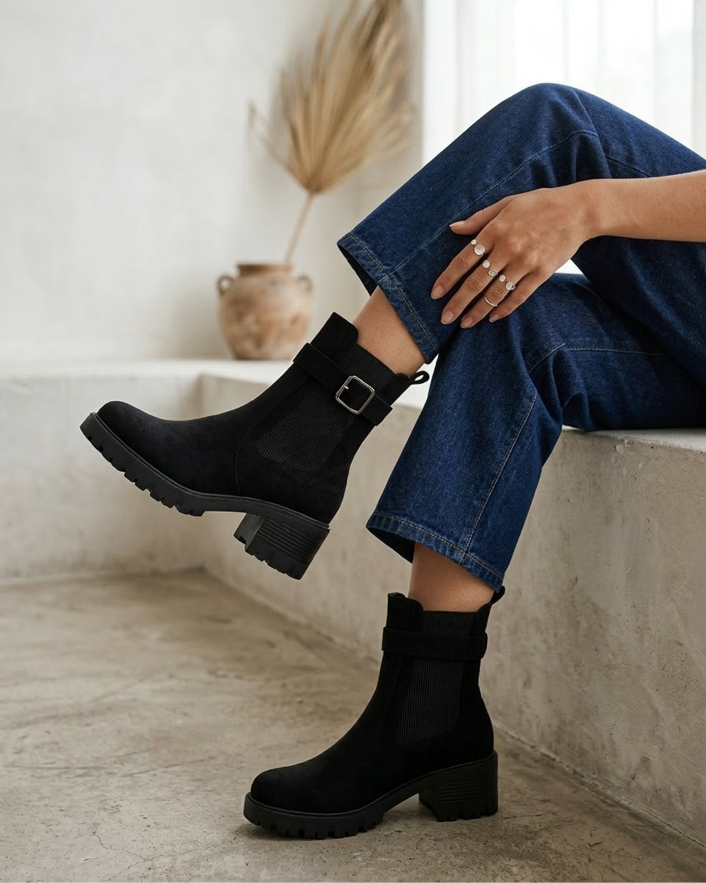 BOTTINES À BOUCLE EMMA