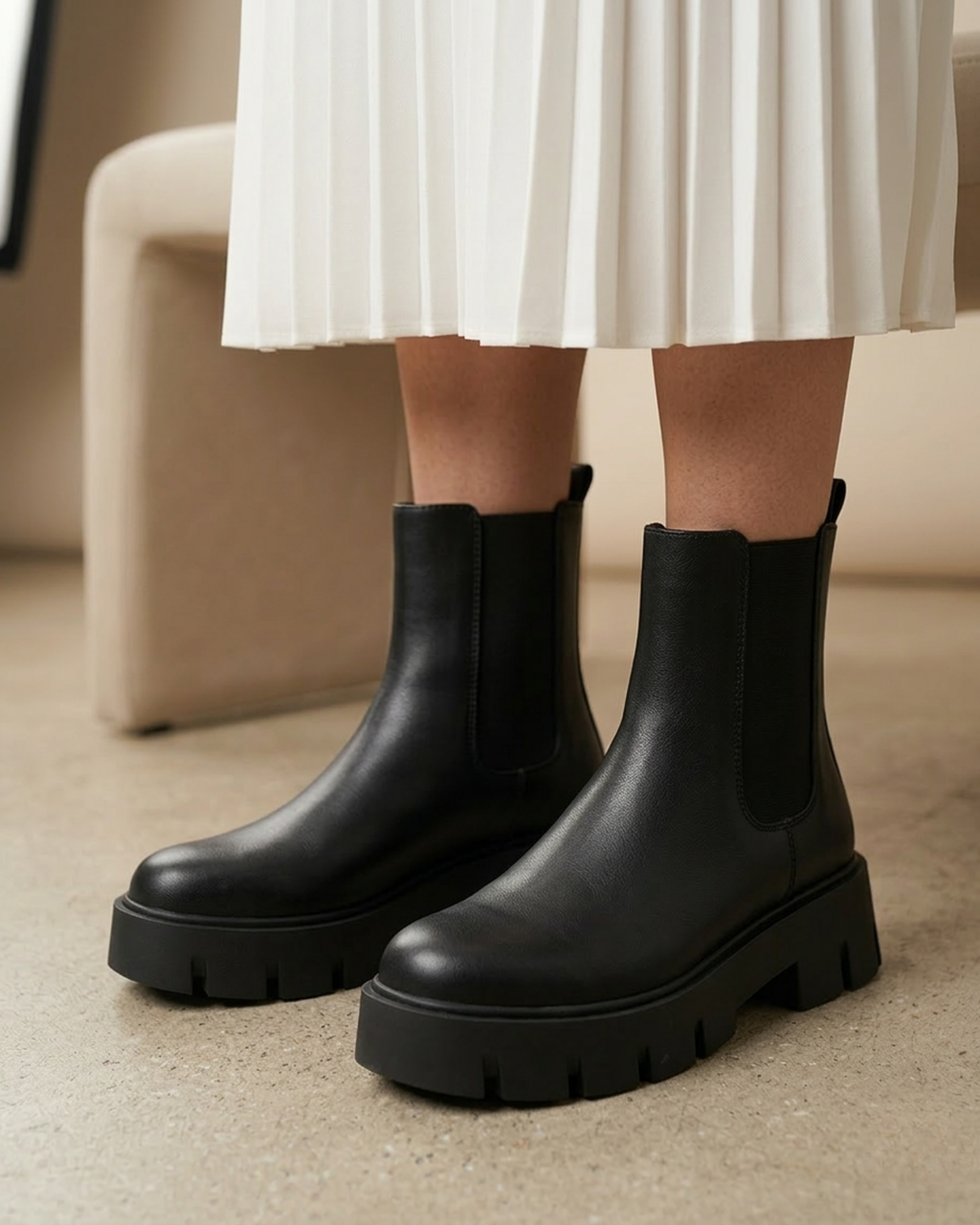 BOTTINES MATELASSÉES LYRA