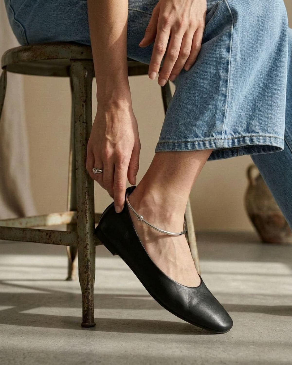 BALLERINES À ANNEAU LIVIA