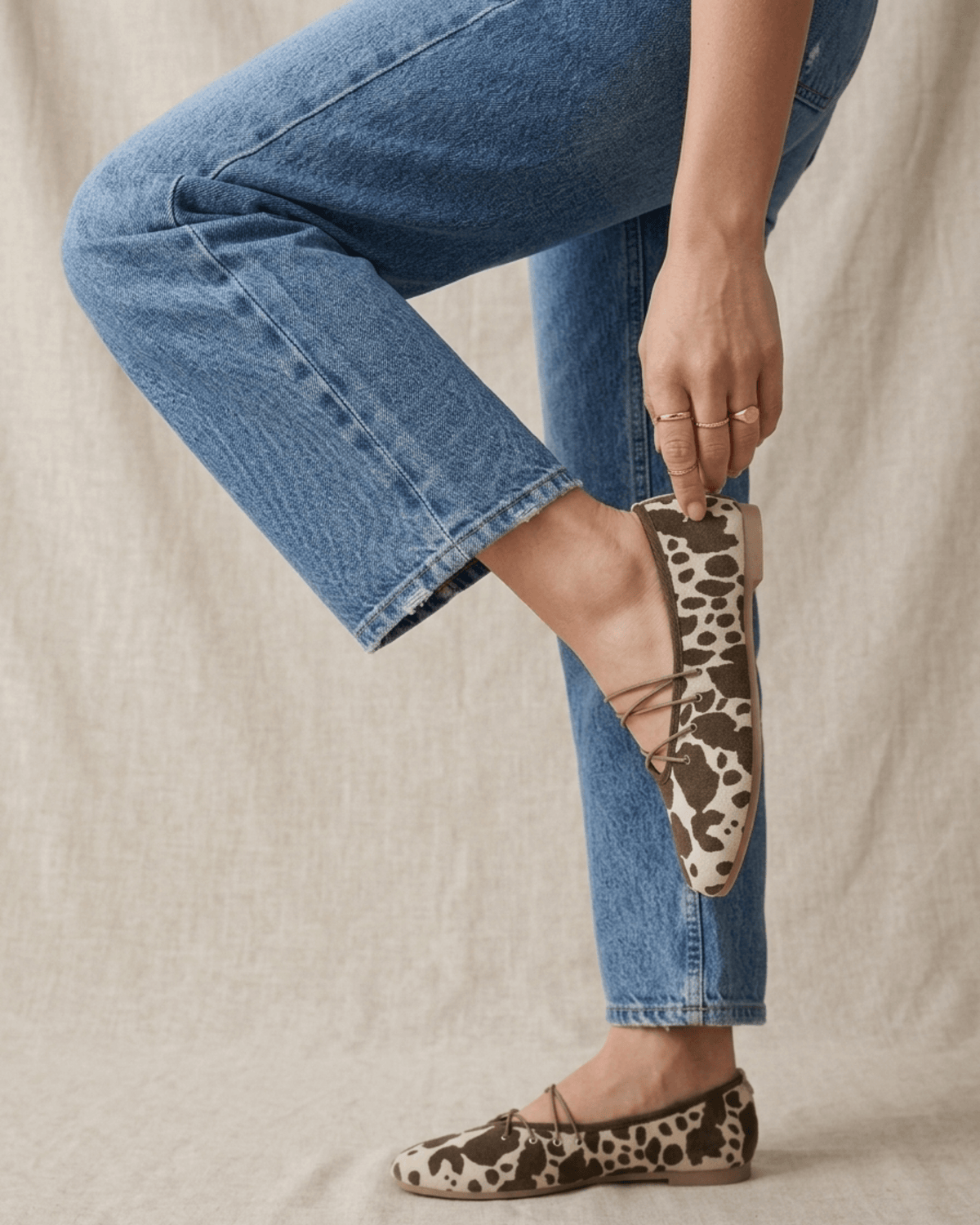 BALLERINES LACET EMILIA