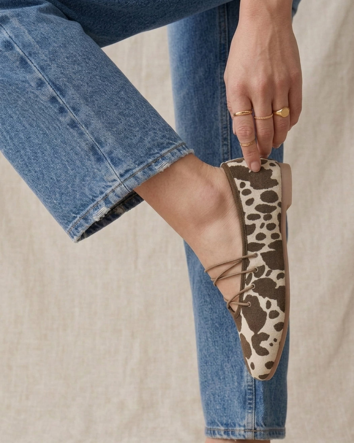 BALLERINES LACET EMILIA