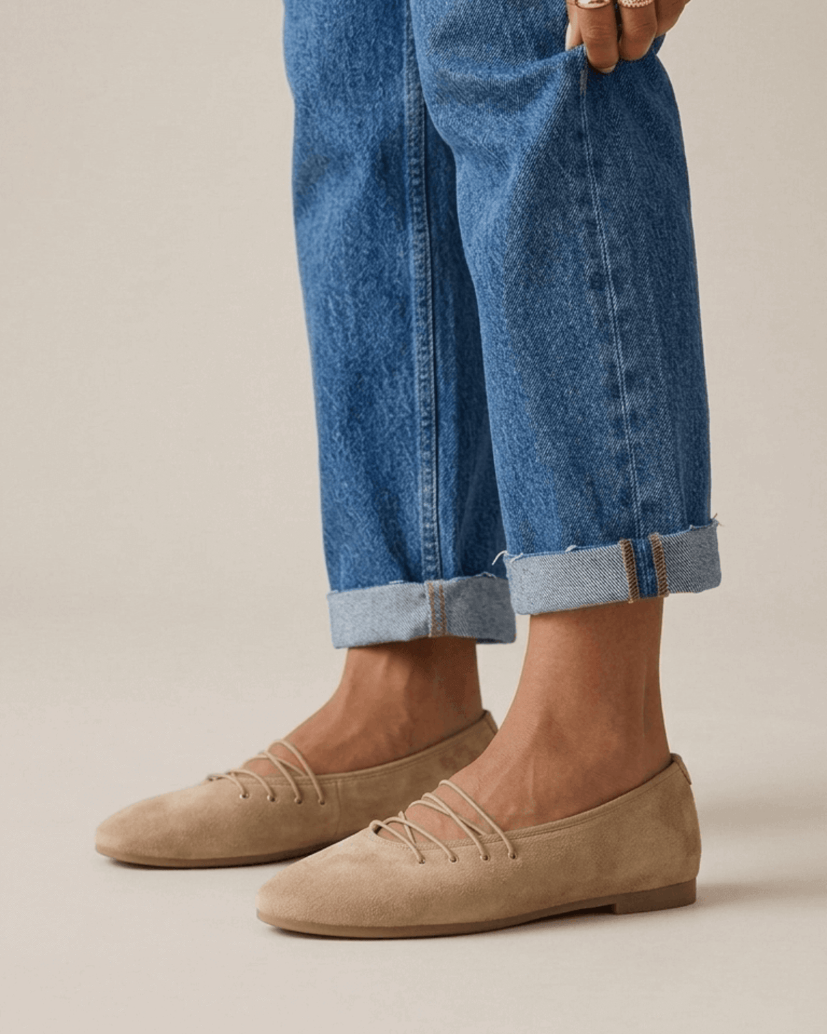 BALLERINES LACET EMILIA