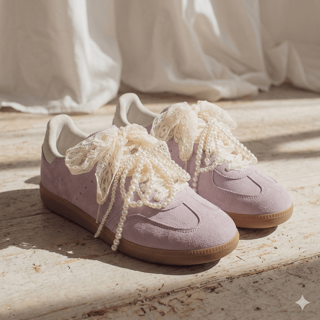BASKETS RUBAN PERLES NINA