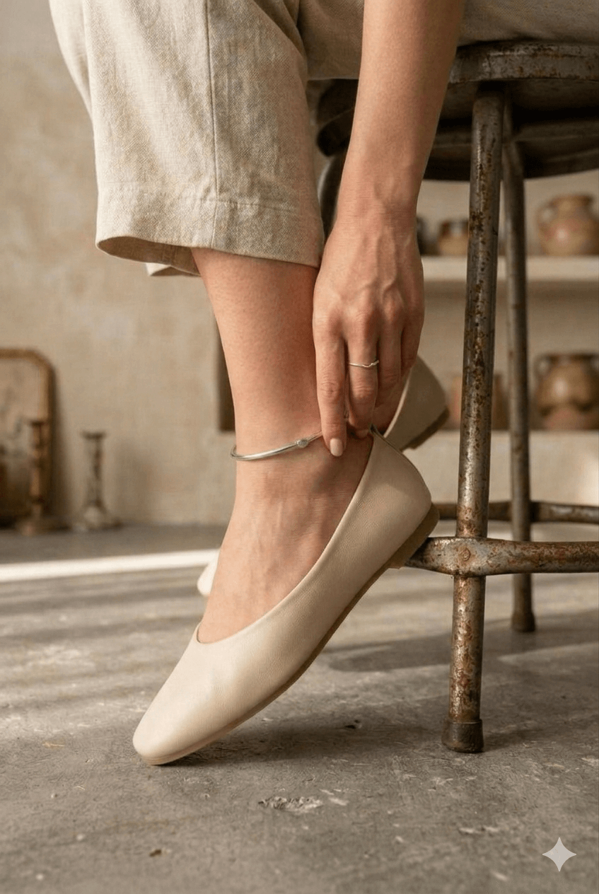 BALLERINES À ANNEAU LIVIA