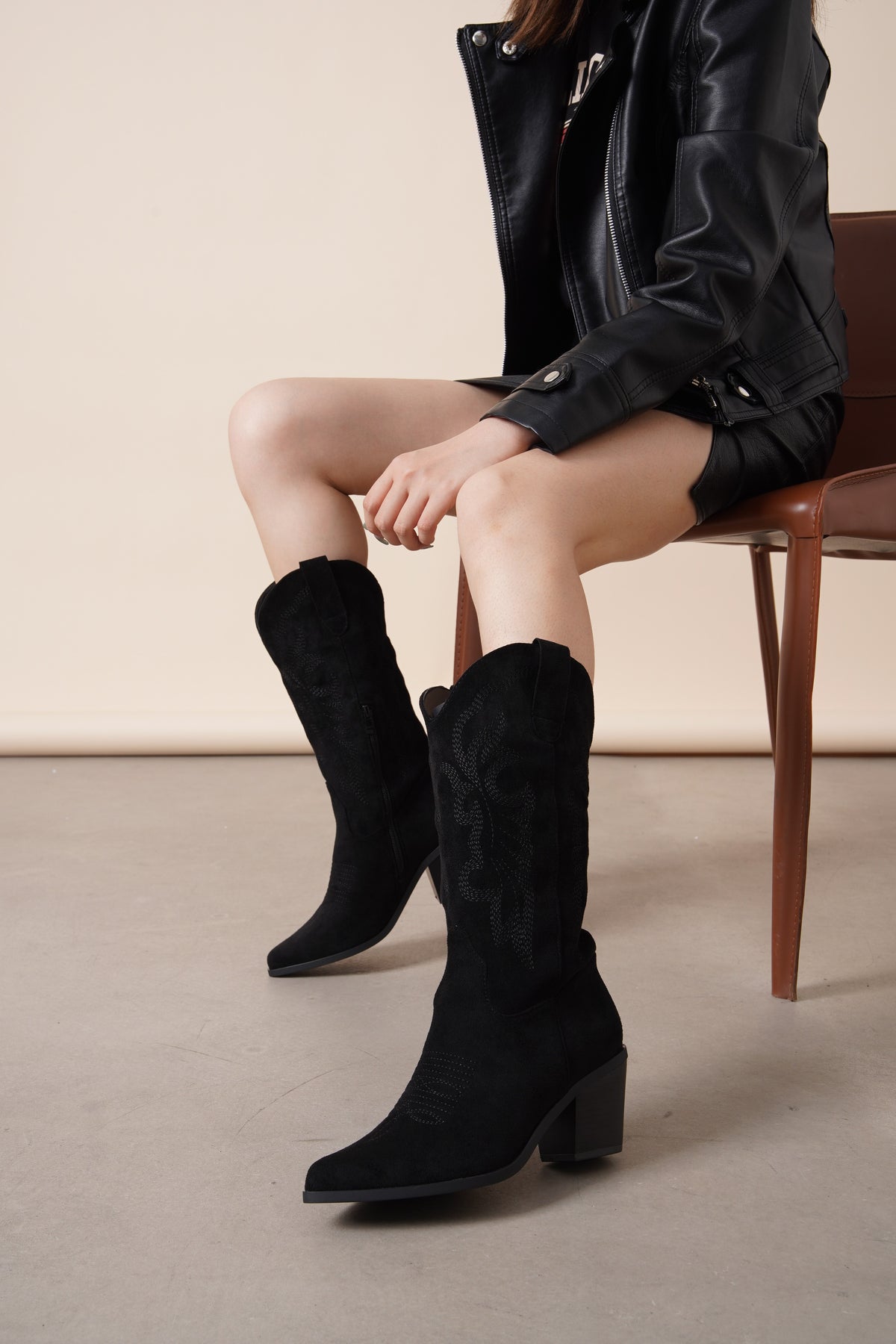 Botte Tess noir - Santiags