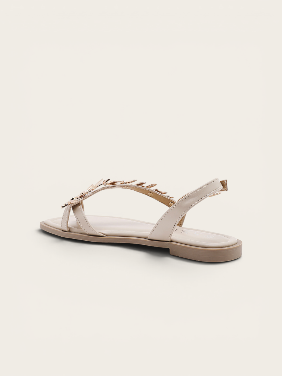 SANDALES ÉPIS DORÉS ROMA